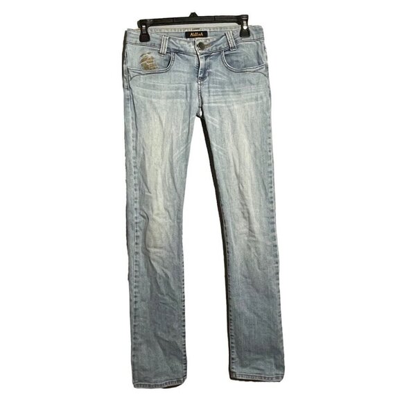 Killah Marylin Miss Sixty Skinny Jeans Women Size 25 Blue Dirty Stone Slim Fit - Picture 1 of 10